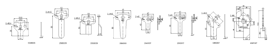 Cabinet locks 30640040 drawing