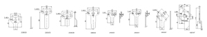 Cabinet lock 30640040 drawing