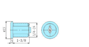 Cam locks 10067 drawing