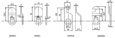 Cam locks 202903S drawing