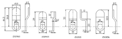 Cam locks 2529035 drawing