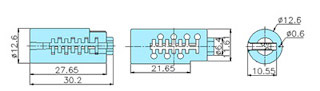 Cam locks 93003 drawing