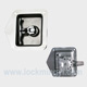 Padlocking T handle latch_50049