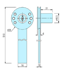 Furniture locks 20010c drawing