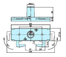 Furniture locks 20021 drawing