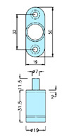 Furniture locks 23006 drawing