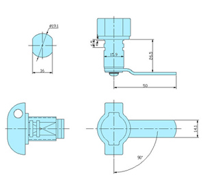 handle locks 13002 drawing