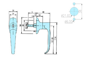 handle locks 60001 drawing