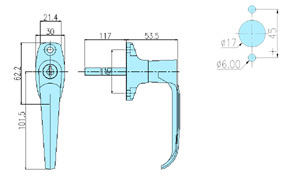 handle locks 60002 drawing