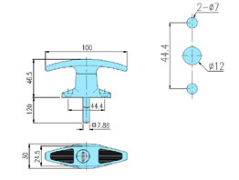 handle locks 60005 drawing