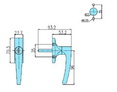 handle locks 60007 drawing