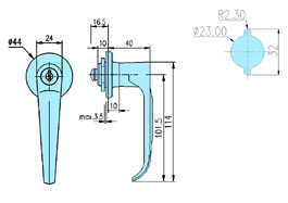 handle locks 60013 drawing