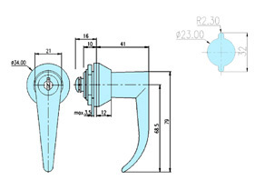 handle locks 60015 drawing