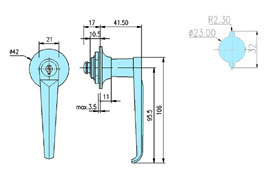 handle locks 60016 drawing