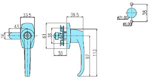 handle locks 60017 drawing