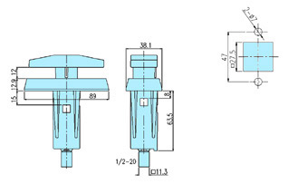 handle locks 60022 drawing