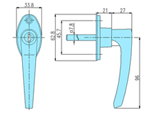 handle locks 60043 drawing