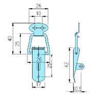 Hardware 90004 drawing