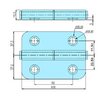 Hinges 90003 drawing