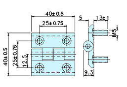 Hinges 90016 drawing