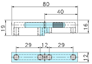 Hinges 90041 drawing