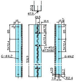 Hinges 90104 drawing