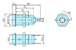 Key swilch locks 12101 drawing