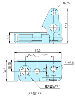 Rotary_Latch_82401ER drawing