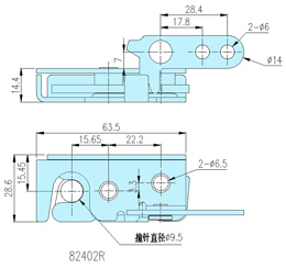 Rotary_Latch_82402R drawing