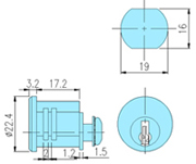 Mail box locks  drawing