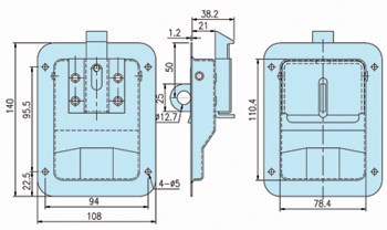 Padlockable paddle handles_50408_dw