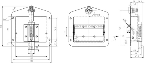 paddle_handle_lock_50039 drawing