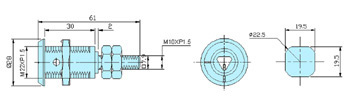 Quarter turn latches 70014 drawing