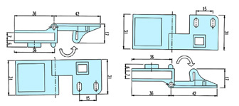 Show case locks 30013 drawing