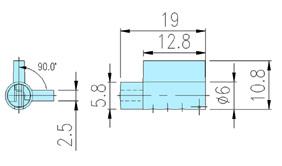 Show case locks 30017 drawing