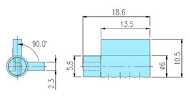 Show case locks 30018 drawing