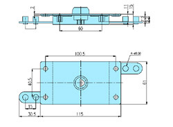 Specialty locks 80012 drawing