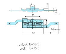 Specialty locks 80014 drawing